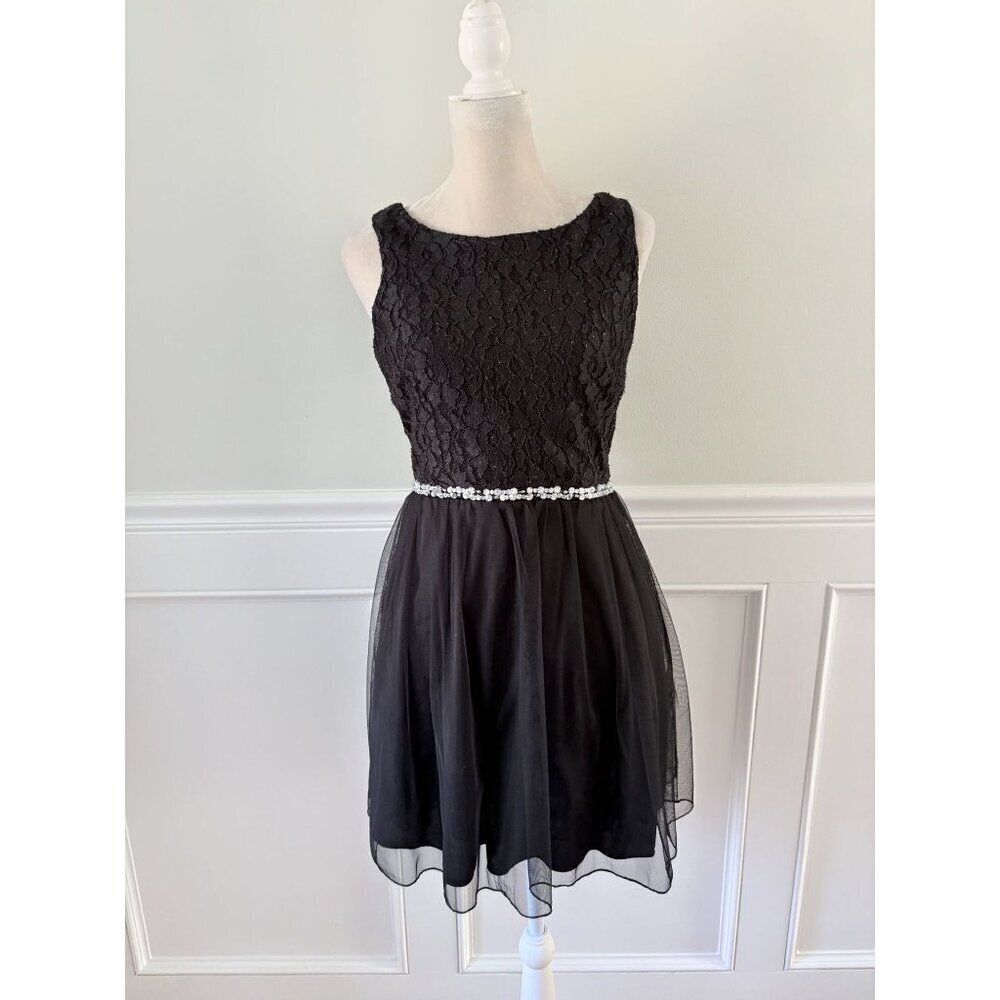 Speechless Lace Sparkly Embellished Mini Dress – Excellent Condition